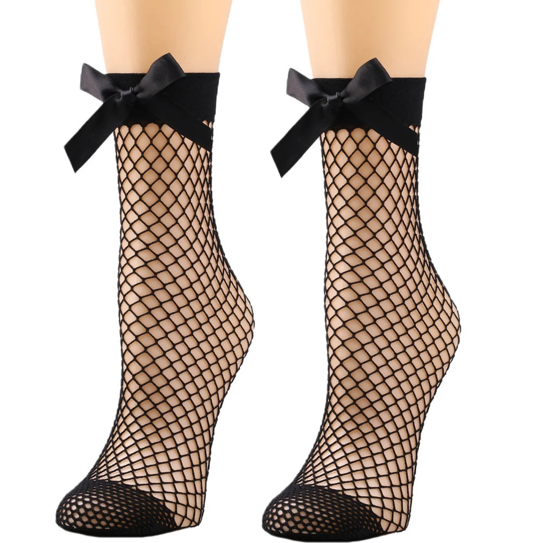 Ruined Ribbons Fishnet Socks (2 Pairs)