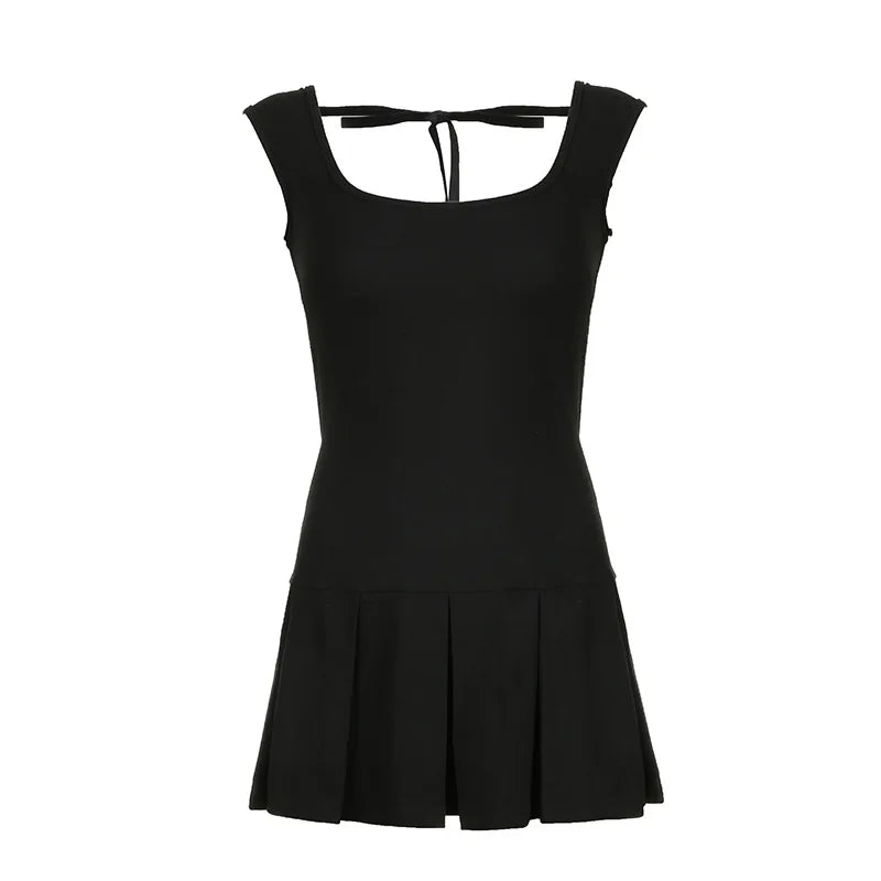 Doll Daze Backless Mini Dress