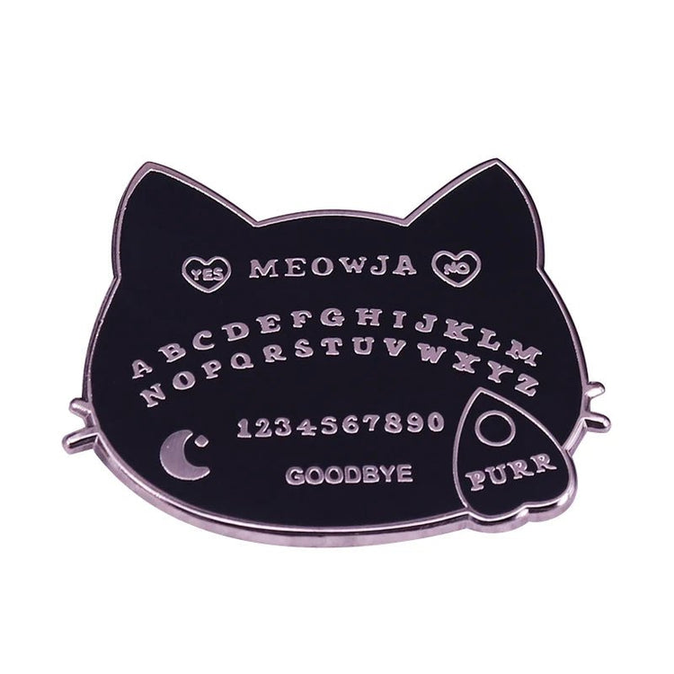 Cat Magic Ouija Board Pin - Lace & Thornz