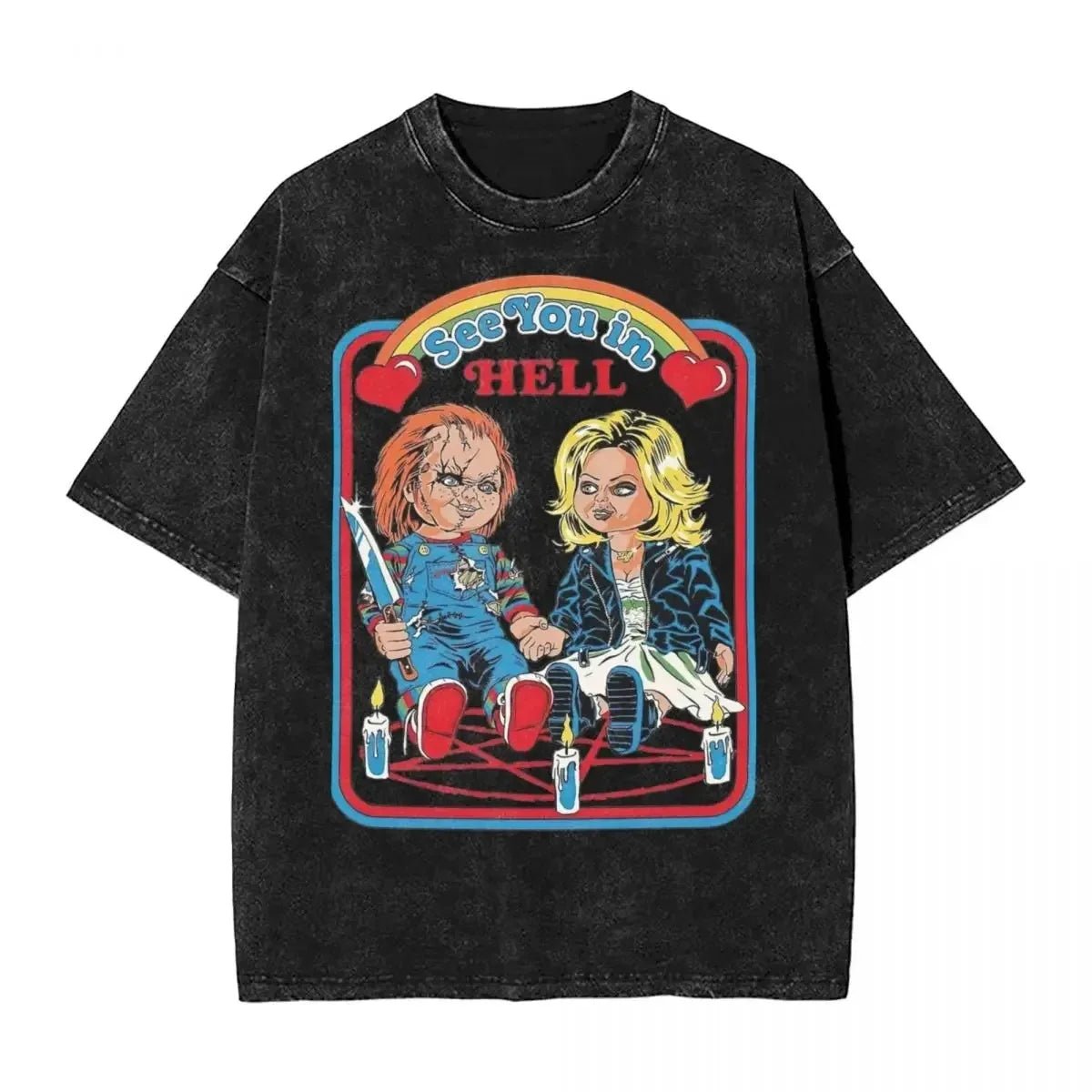 Chucky and Tiffany T-Shirt - Lace & Thornz