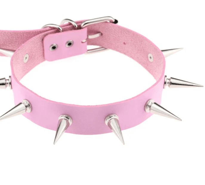 Pink Poison Choker - Lace & Thornz