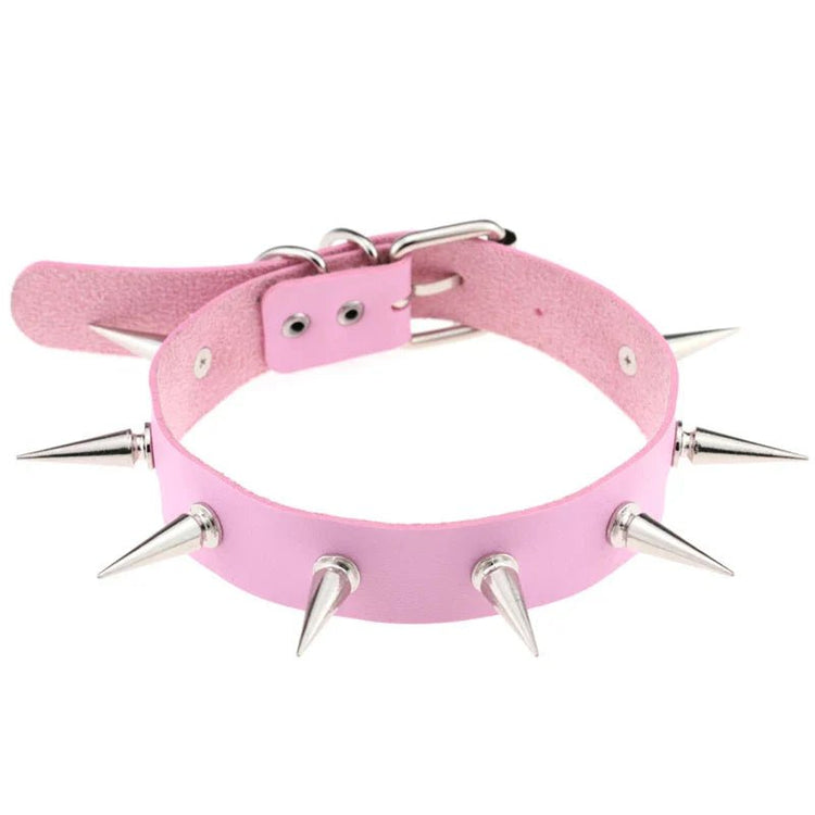 Pink Poison Choker - Lace & Thornz