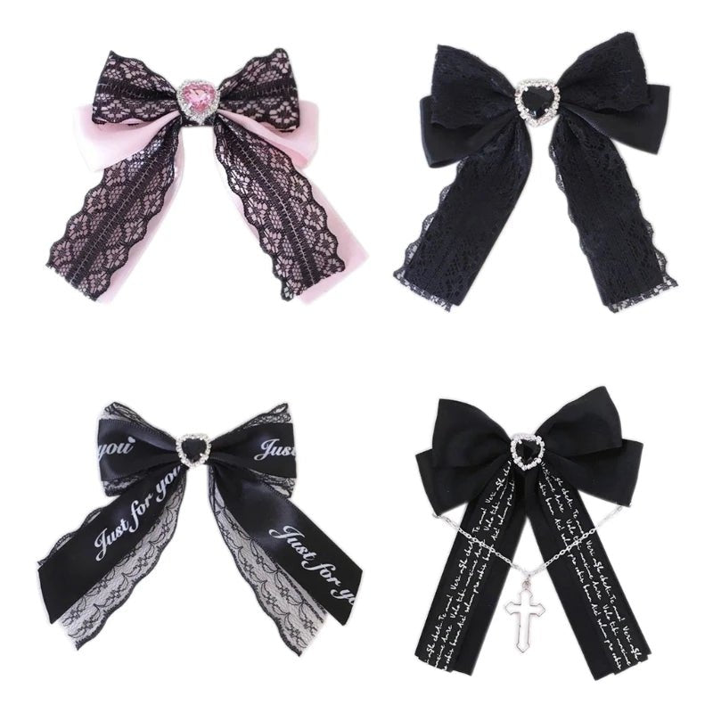 Rhinestones Hair Clip - Lace & Thornz