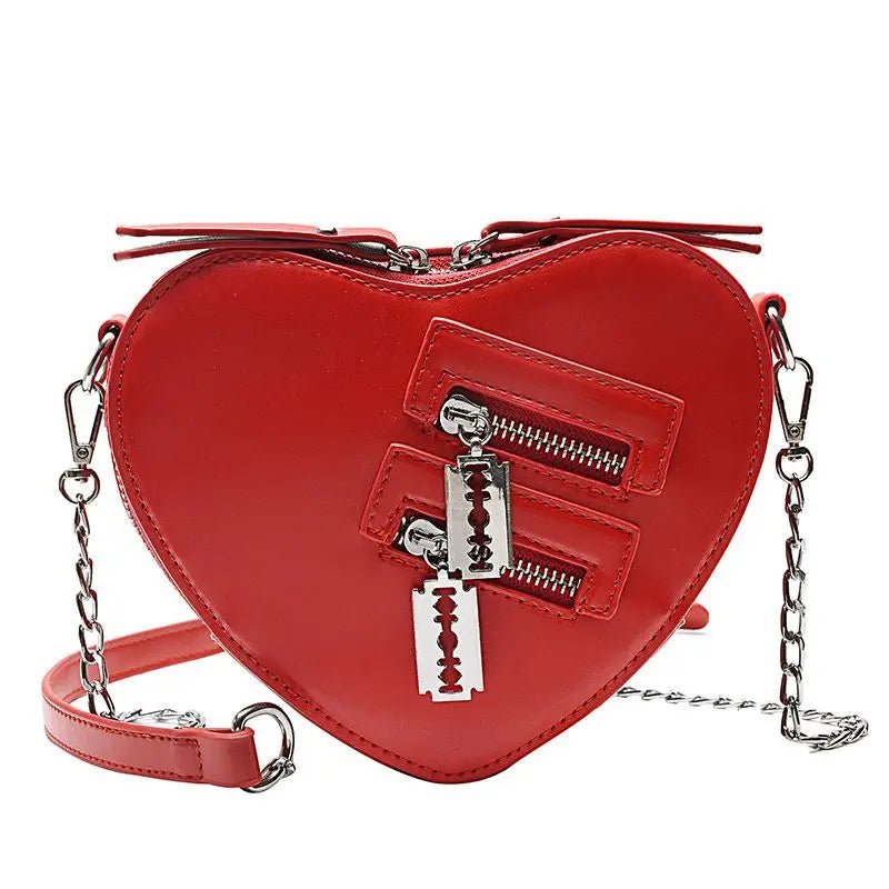 Sharp Love Bag (Red) - Lace & Thornz