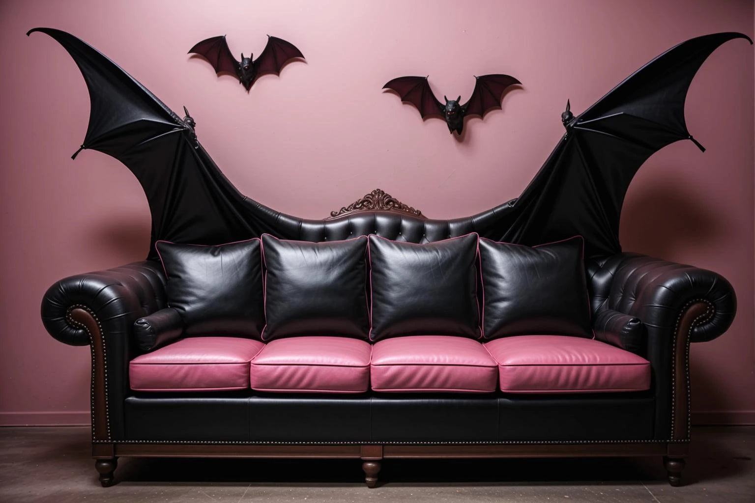 black bat couch