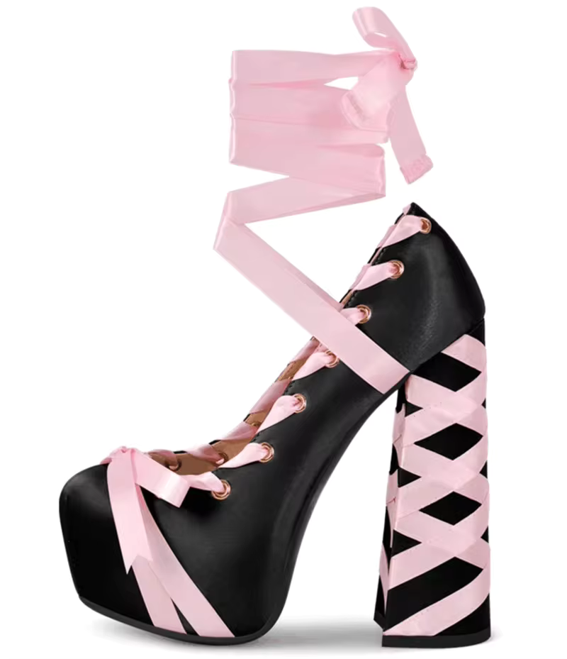 Phantom Pointe Lace Heels