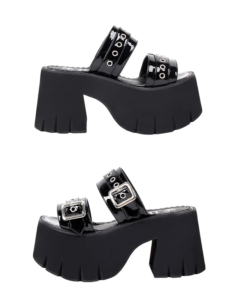 Haunt the Darkness Platform Sandals