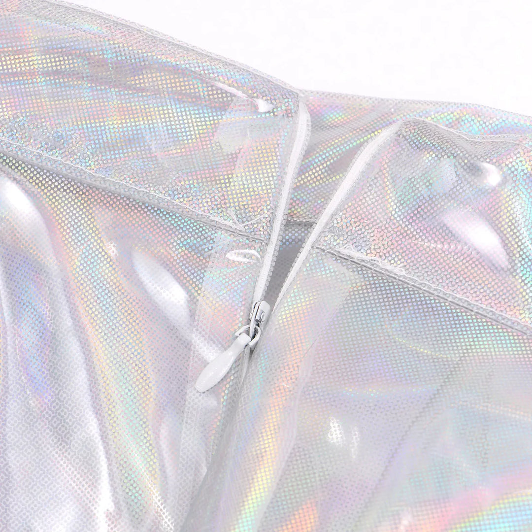 Prismatic Pulse Mini Skirt