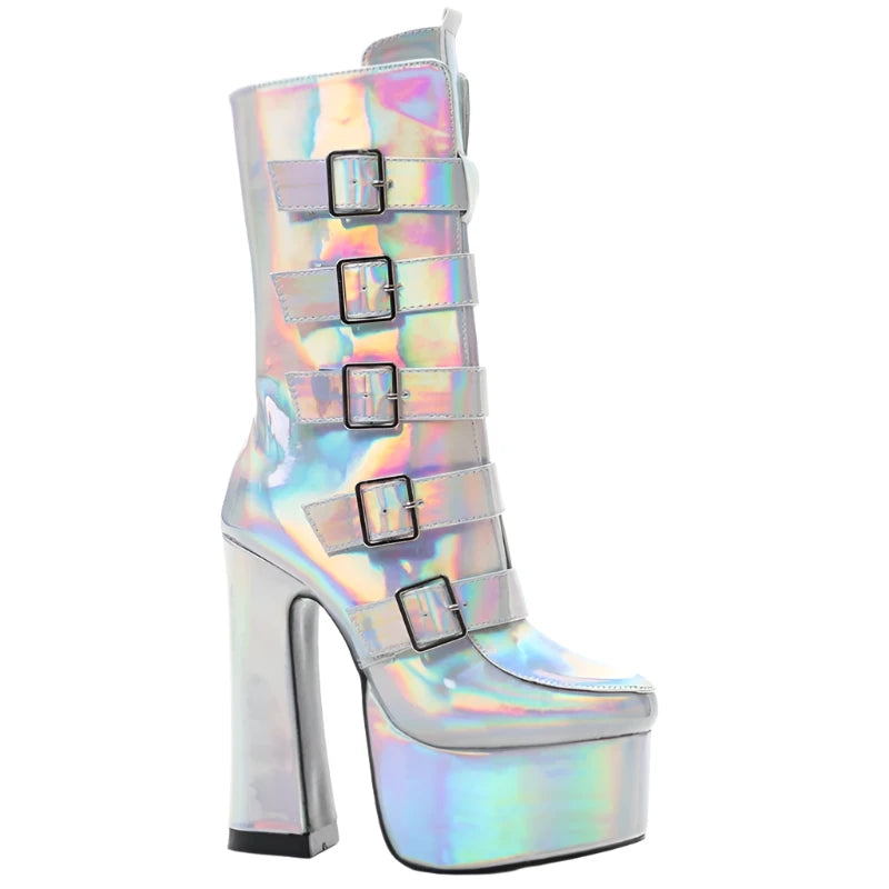 Necro Nightshade Holo Heels