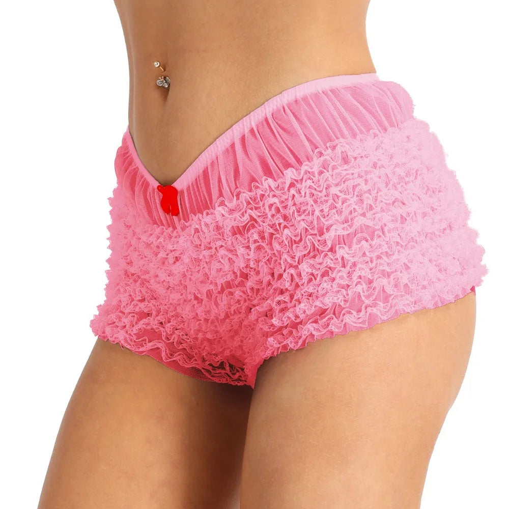 Trick or Treat Lingerie Ruffled Shorts