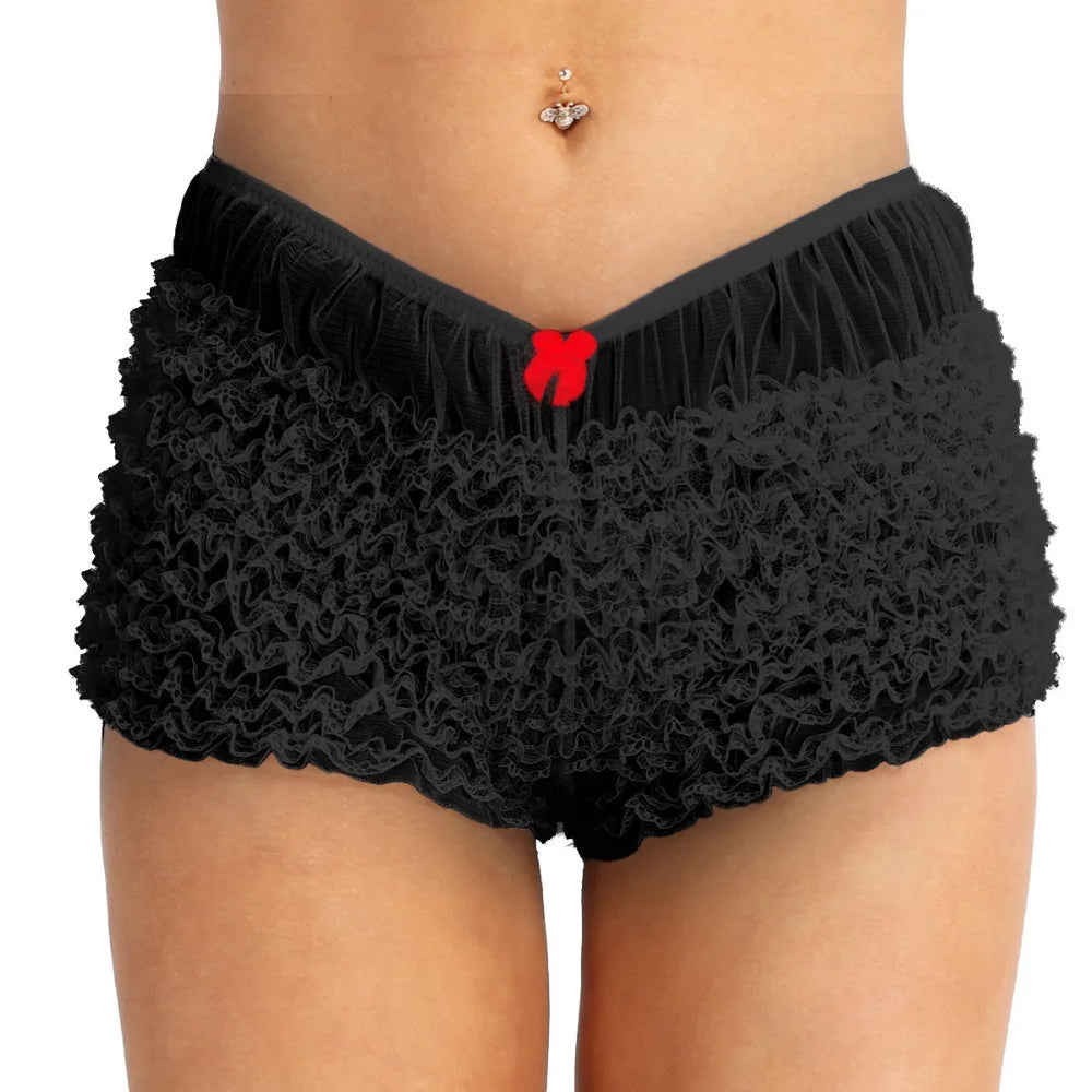 Trick or Treat Lingerie Ruffled Shorts