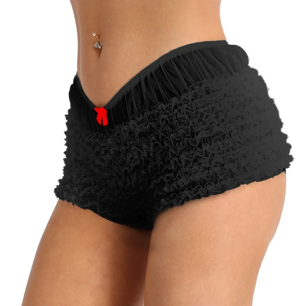 Trick or Treat Lingerie Ruffled Shorts