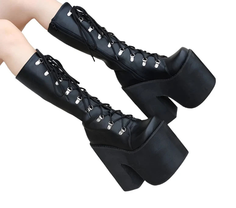 Defy Gravity Chunky Boots