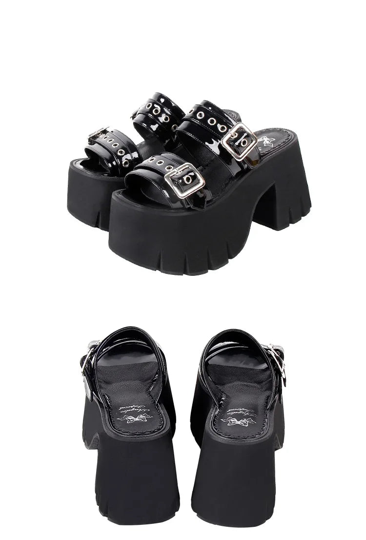 Haunt the Darkness Platform Sandals