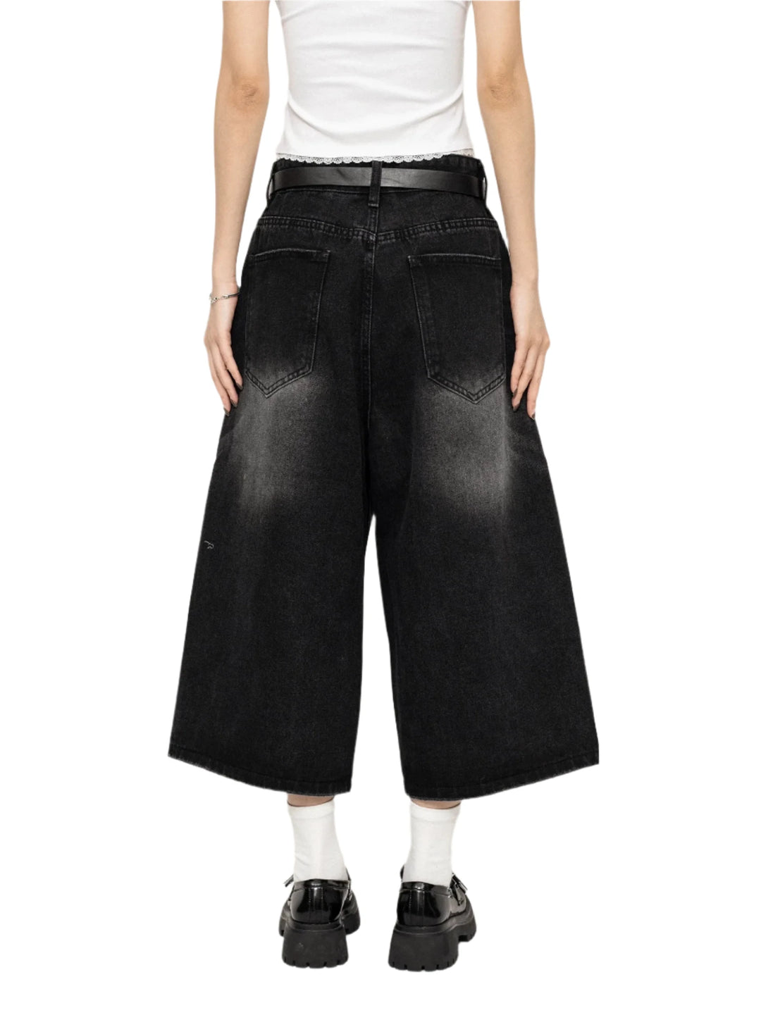 'Scream Queen' Cropped Baggy Pants