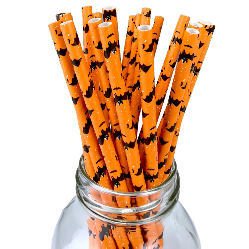 Halloween Paper Straws