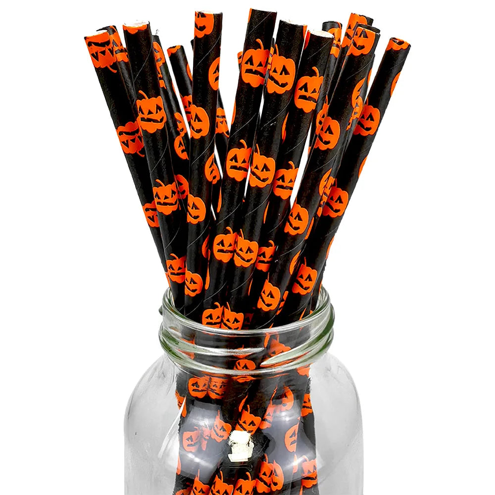 Halloween Paper Straws