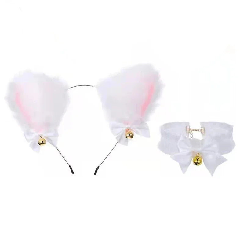 Hear No Evil Kitten Ears and Choker