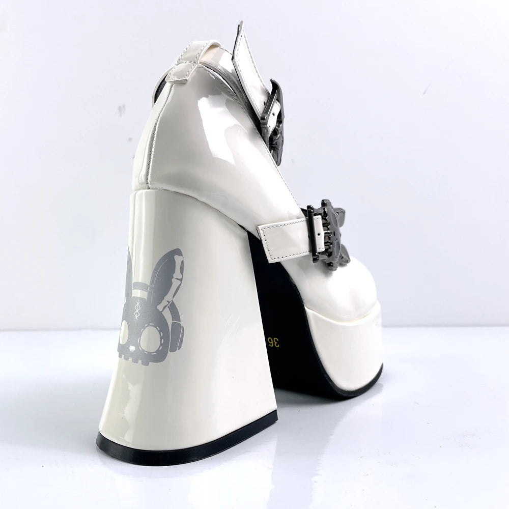 'Little Dead Bunnies' Platform Heels