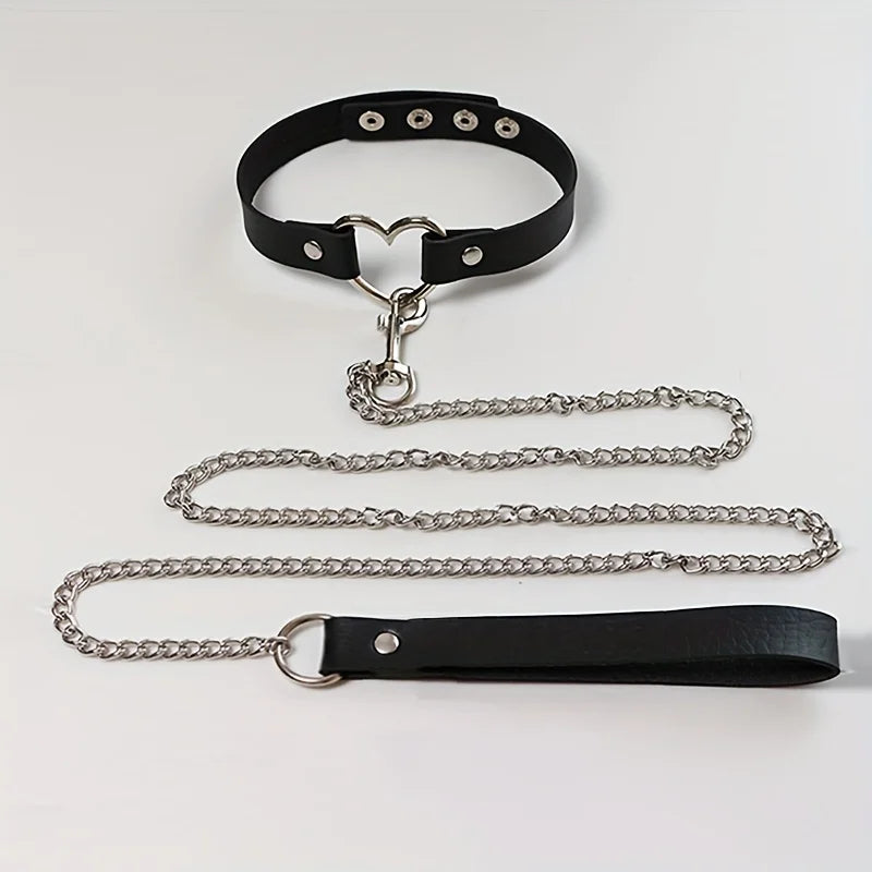 Barking Beauty Choker and Leash