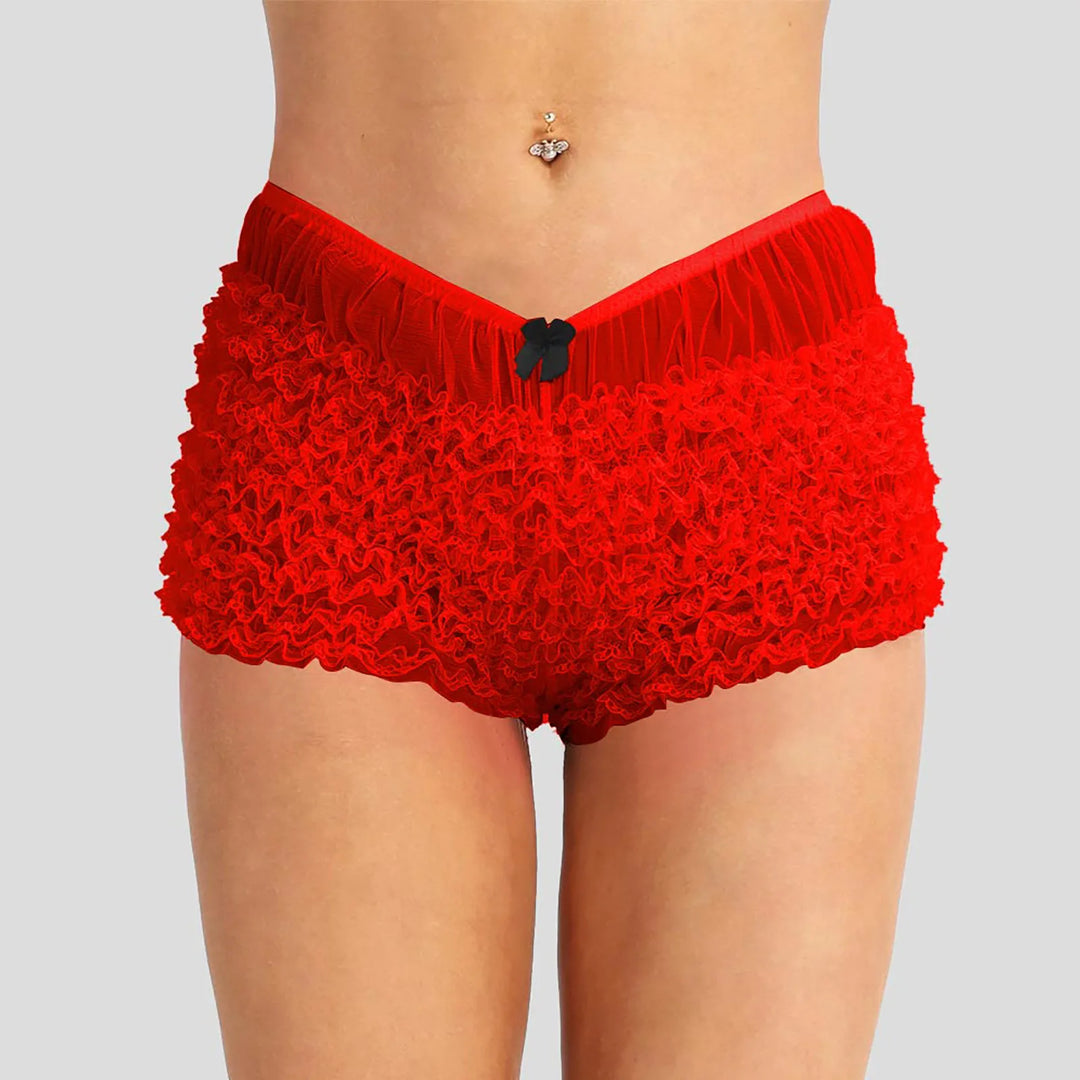 Trick or Treat Lingerie Ruffled Shorts