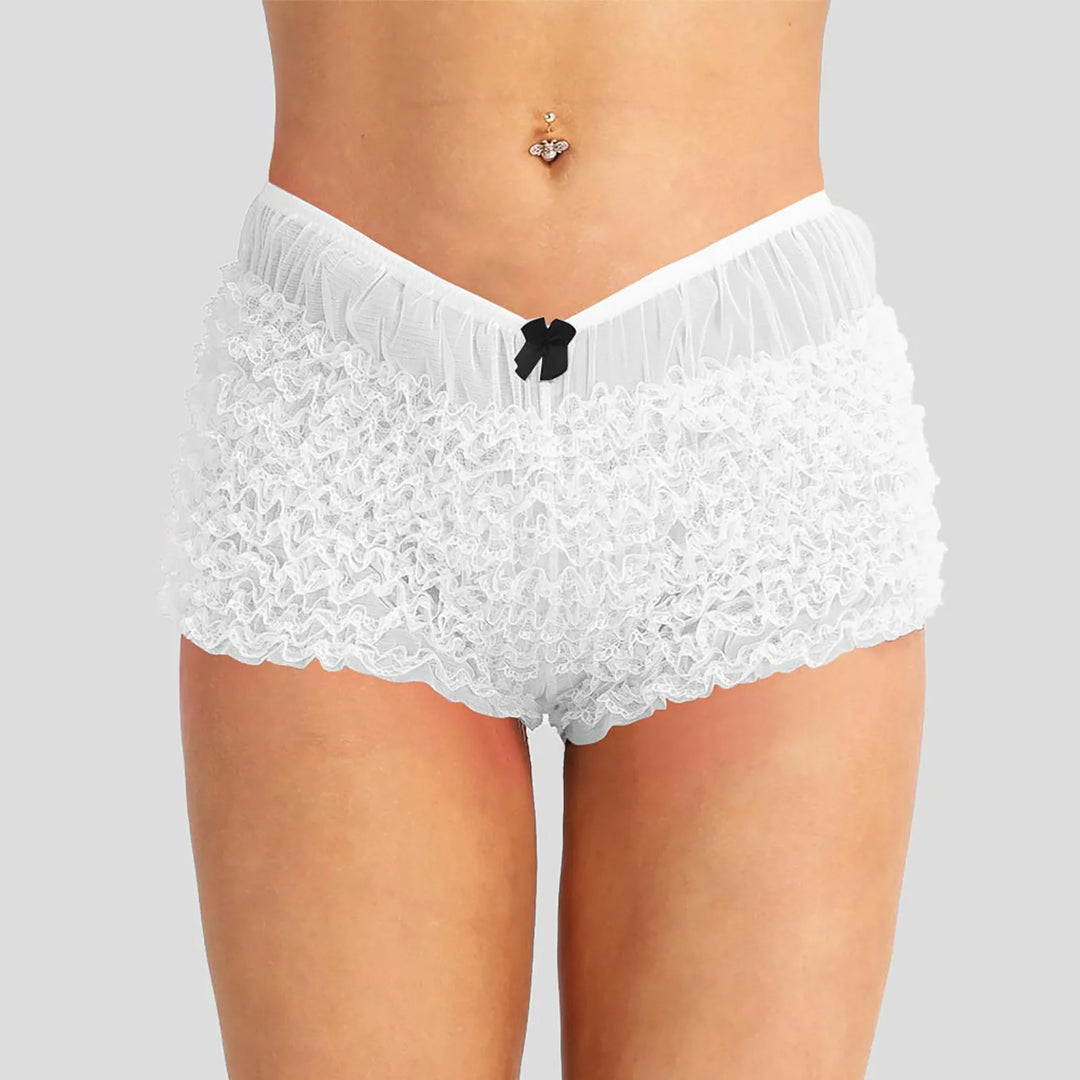 Trick or Treat Lingerie Ruffled Shorts