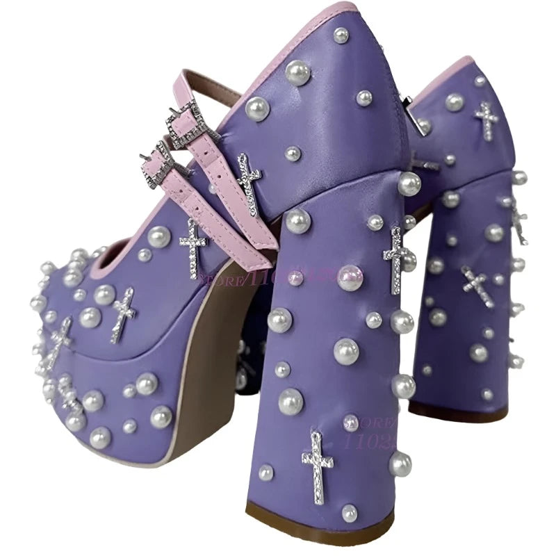 Lavender Menace Heels