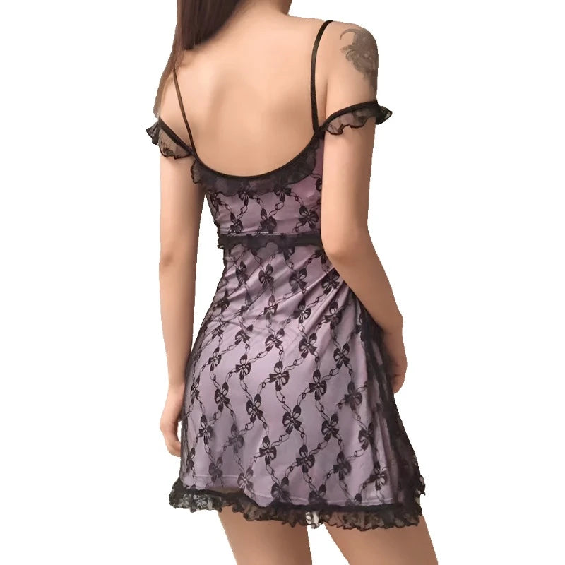 Haunted Hues Lace Dress