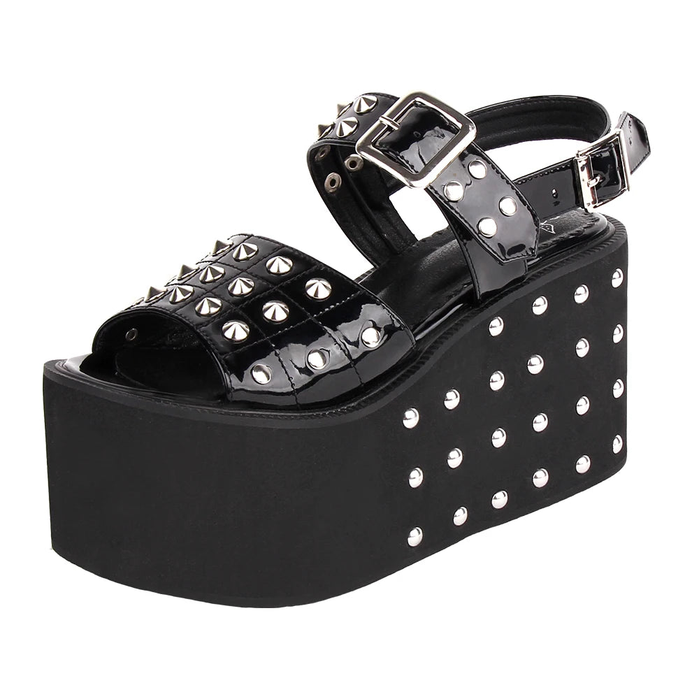 Angelic Punk Platform Sandals