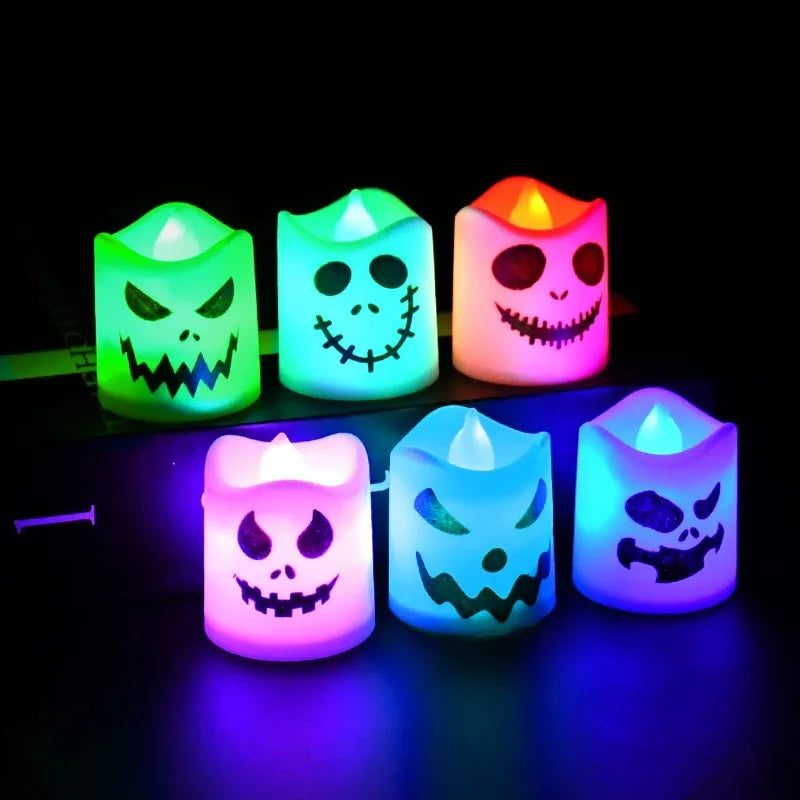 Haunted Led Ghost Pumpkins