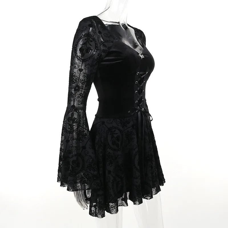 Vintage Mall Goth Dress