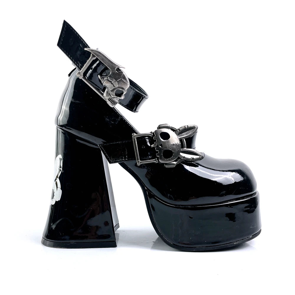 'Little Dead Bunnies' Platform Heels