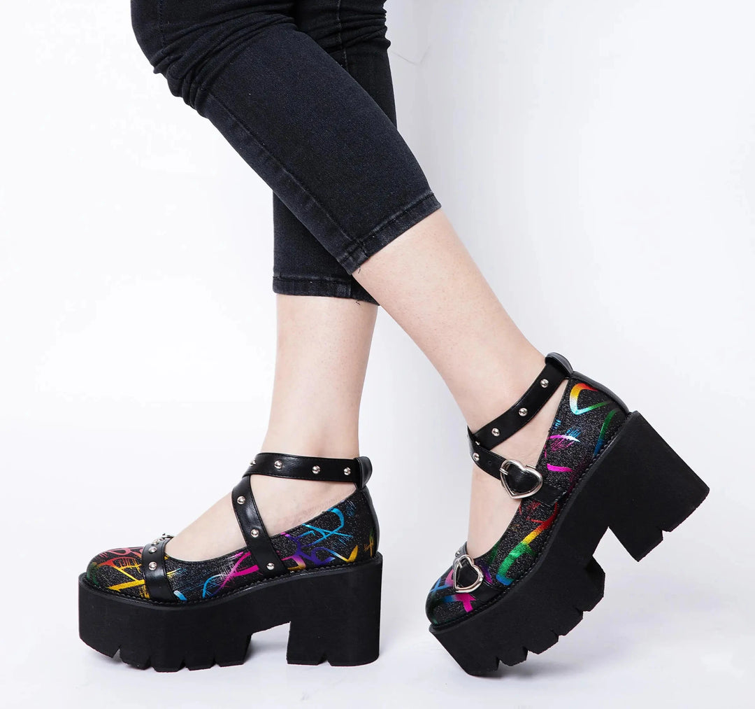 Rainbow Reaper Mary Janes