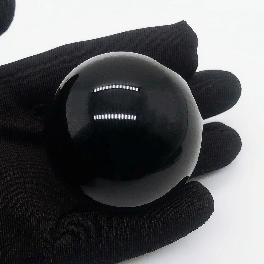 Obsidian Crystal Sphere