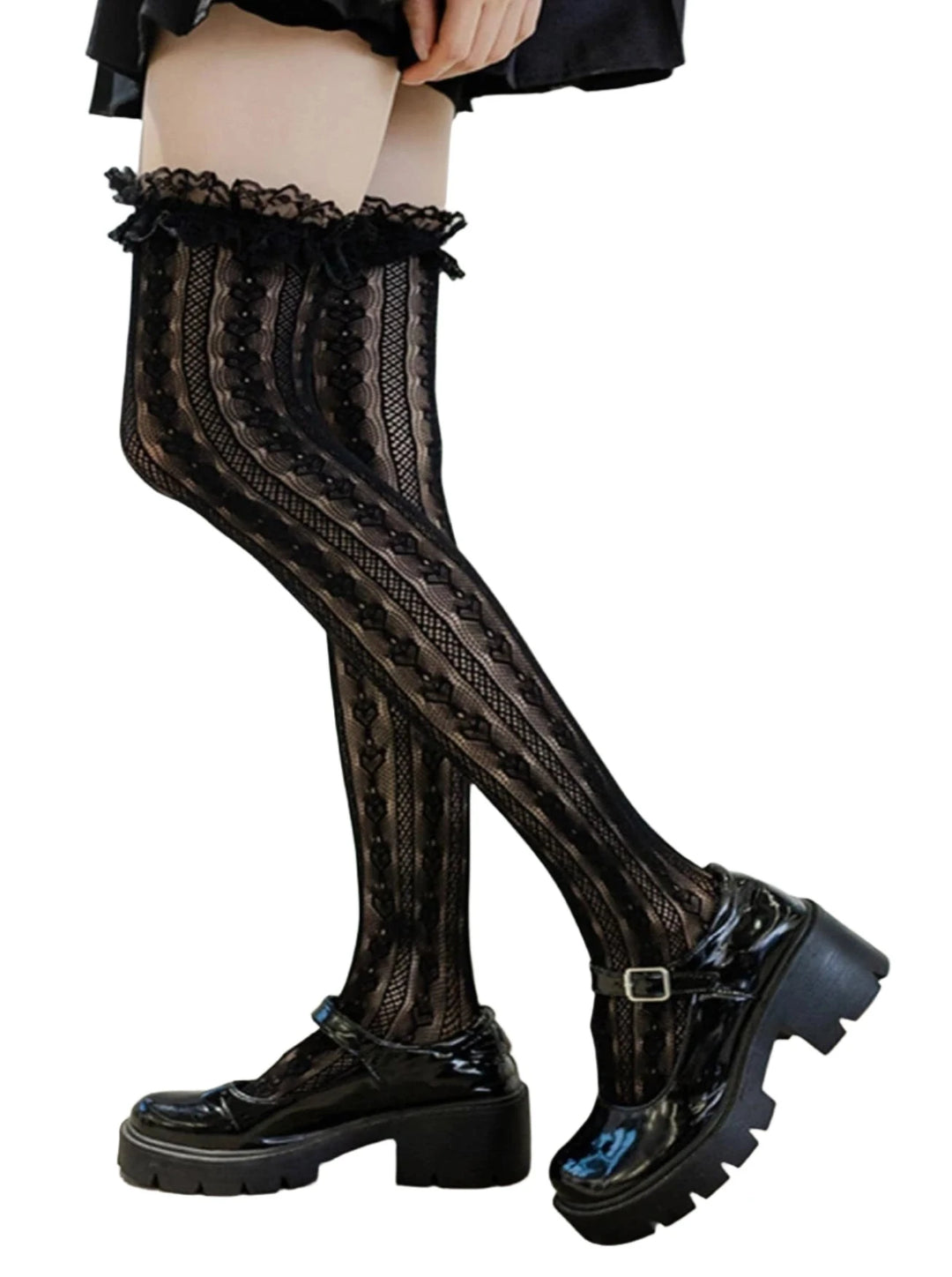 Coquette Mourner Stockings