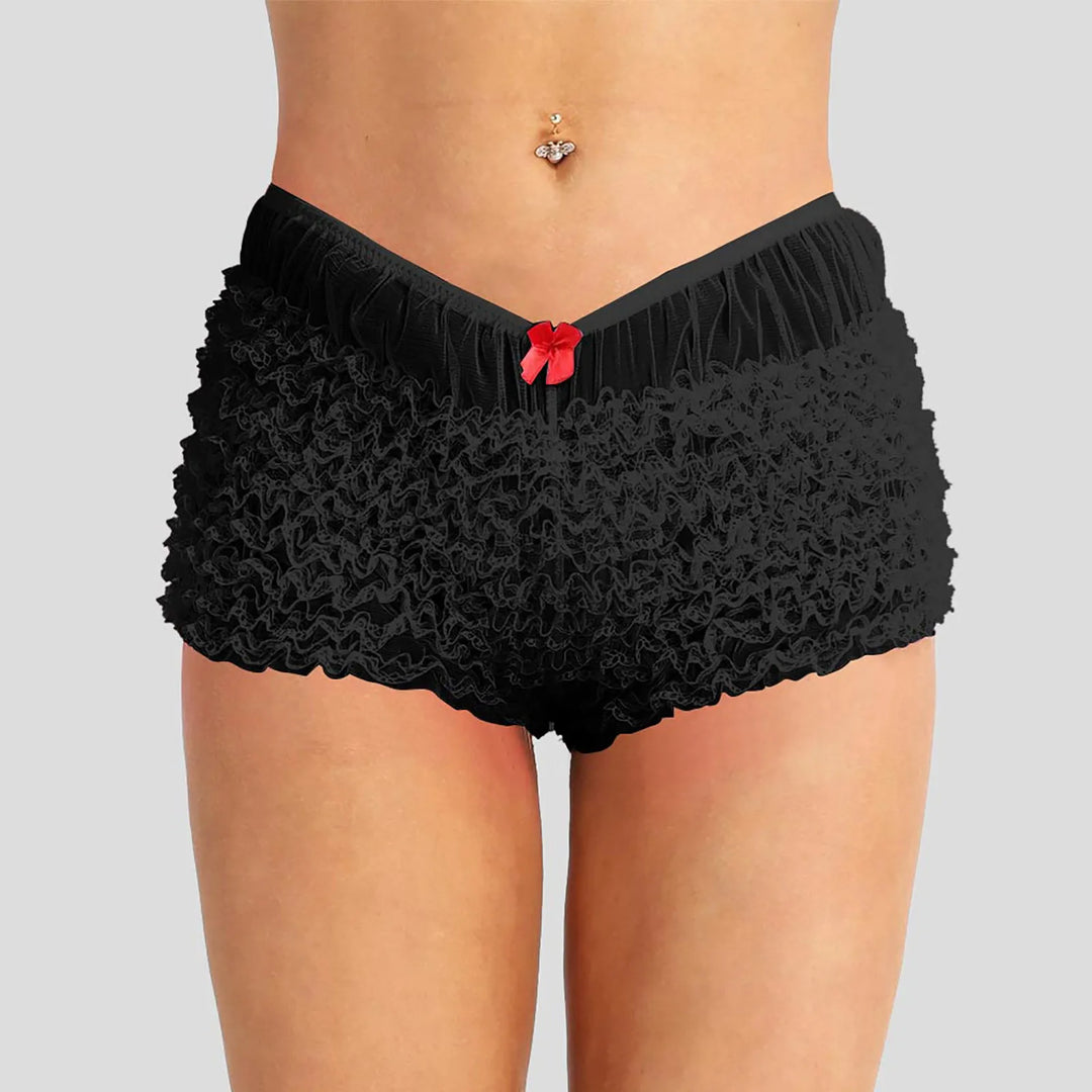 Trick or Treat Lingerie Ruffled Shorts