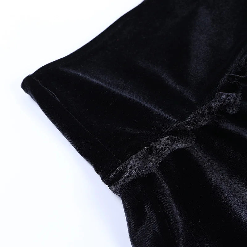 Dark Destiny Velvet Skirt