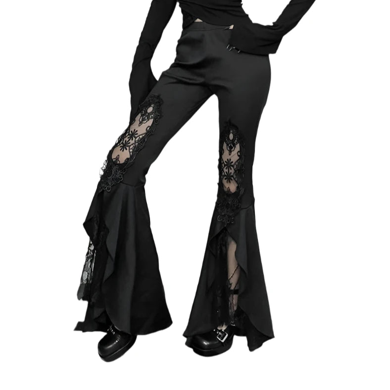 Gothic Siren Flared Pants