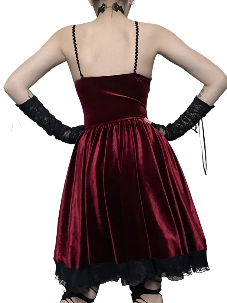 Commune with Spirits Velvet Dress