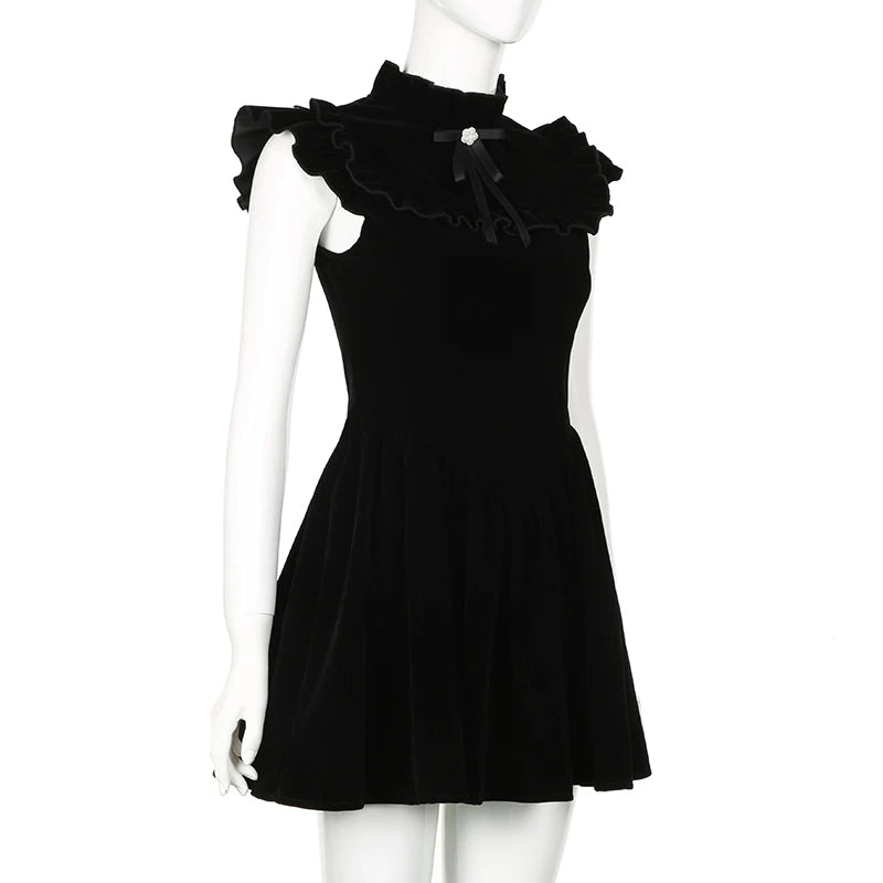 Velvet Vampira Dress