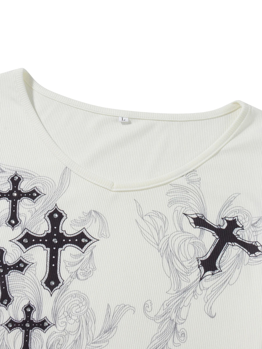 Cross Winged Angel Long Sleeve