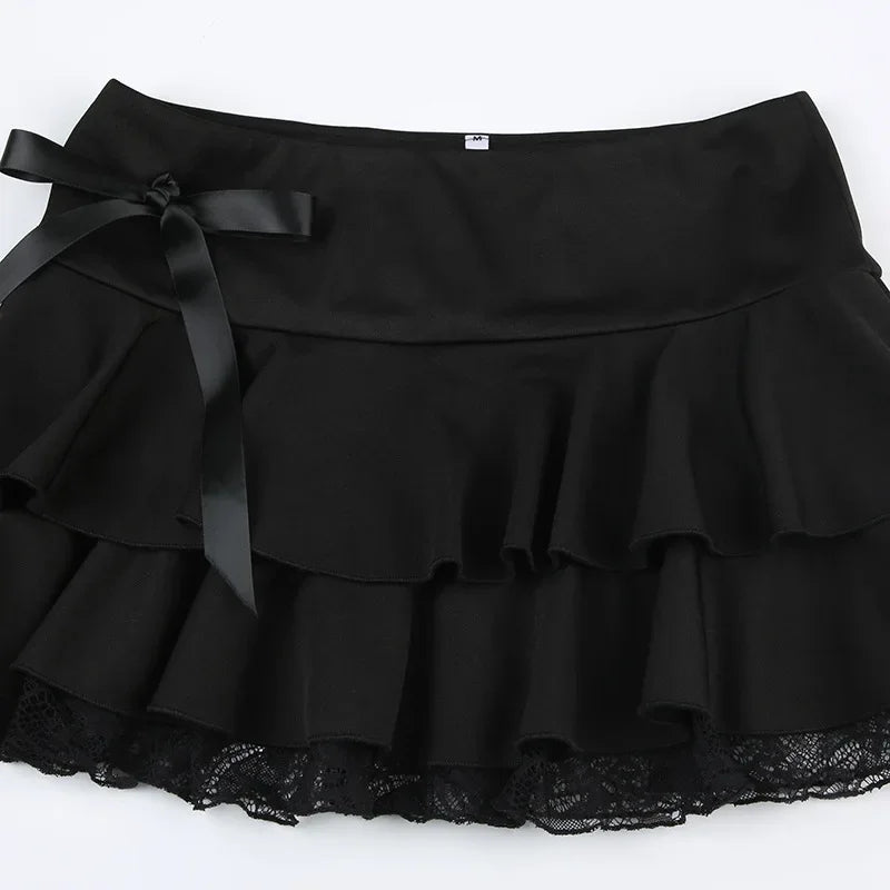 Goth Girl Summer Mini Skirt