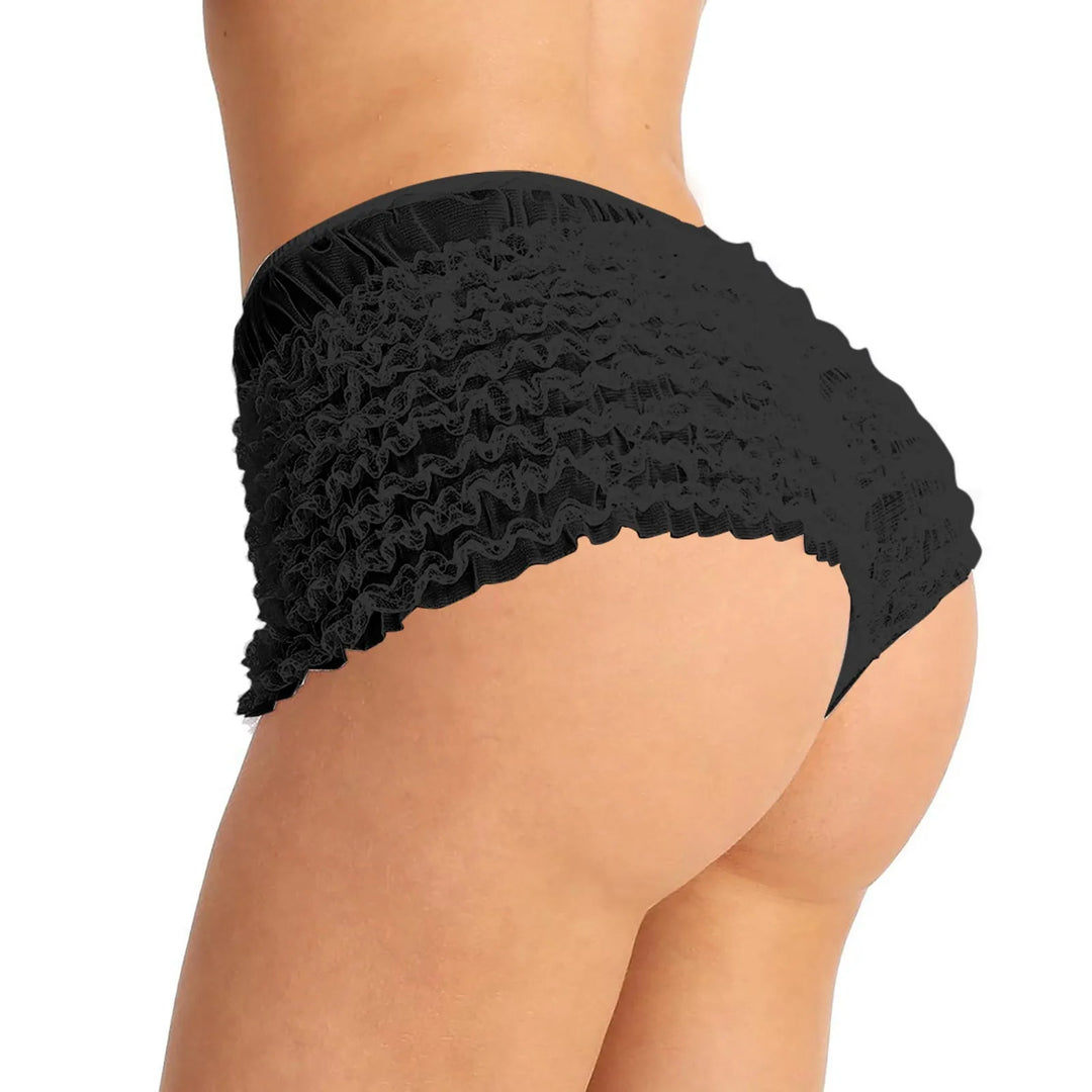Trick or Treat Lingerie Ruffled Shorts