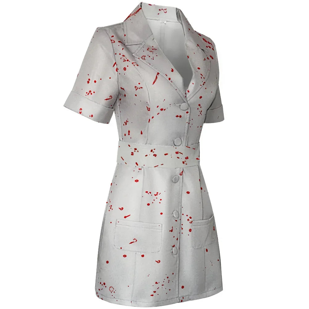 Silent Hill Nurse Bloodstained Costume