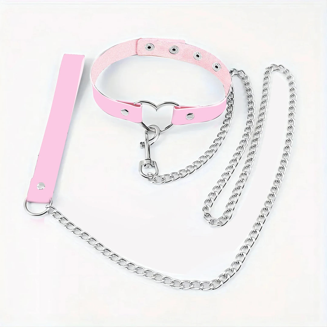 Barking Beauty Choker and Leash