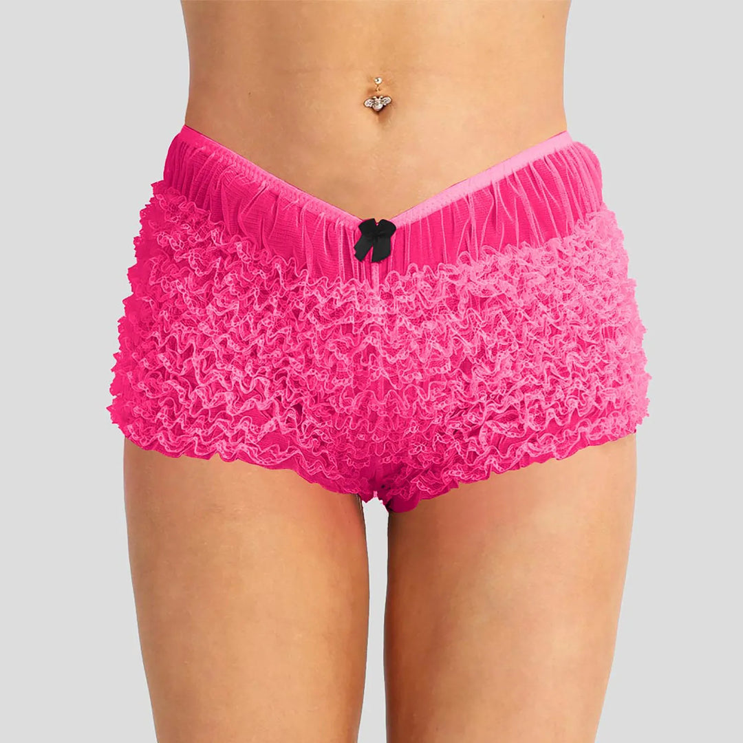Trick or Treat Lingerie Ruffled Shorts