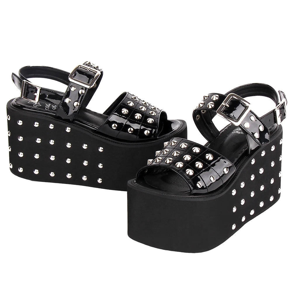 Angelic Punk Platform Sandals