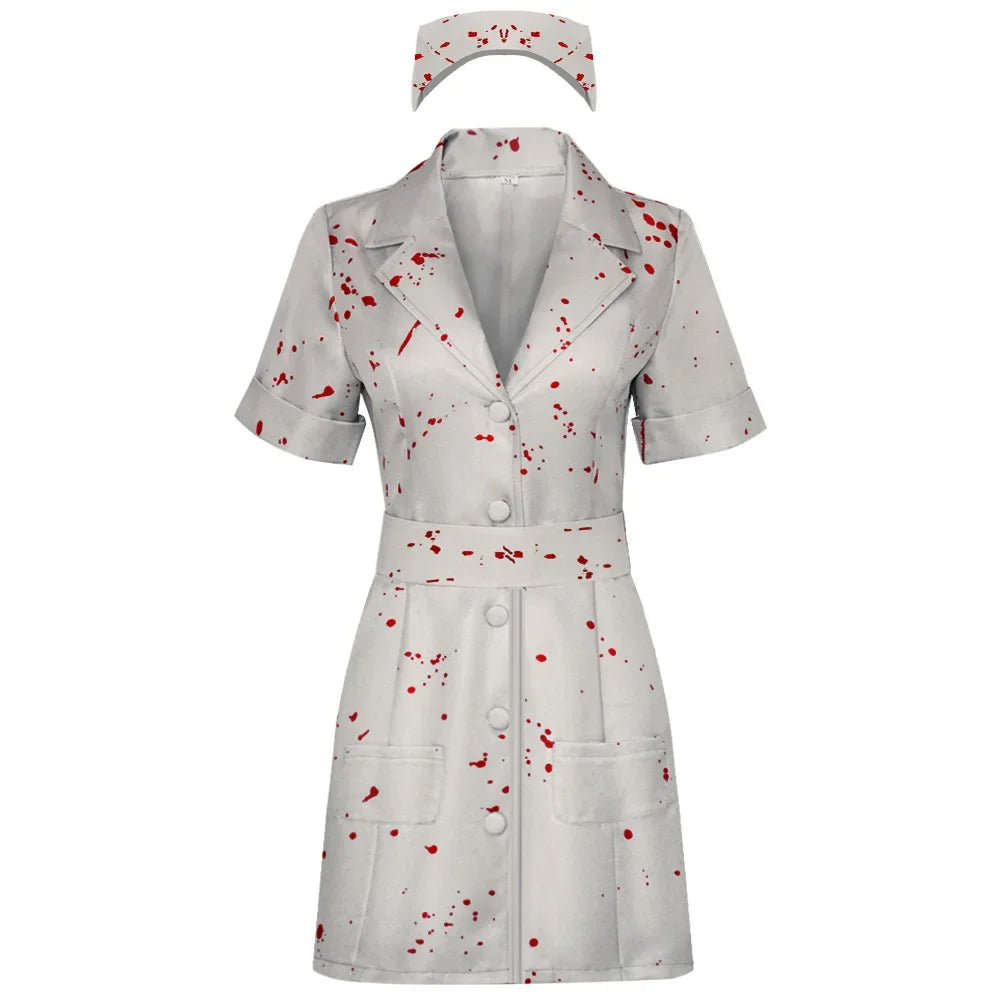 Silent Hill Nurse Bloodstained Costume