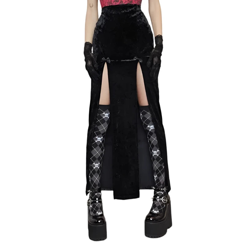 Velvet Requiem Maxi Skirt