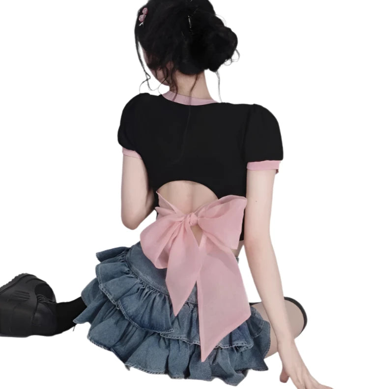 Kawaii Krypt Keeper Crop Top